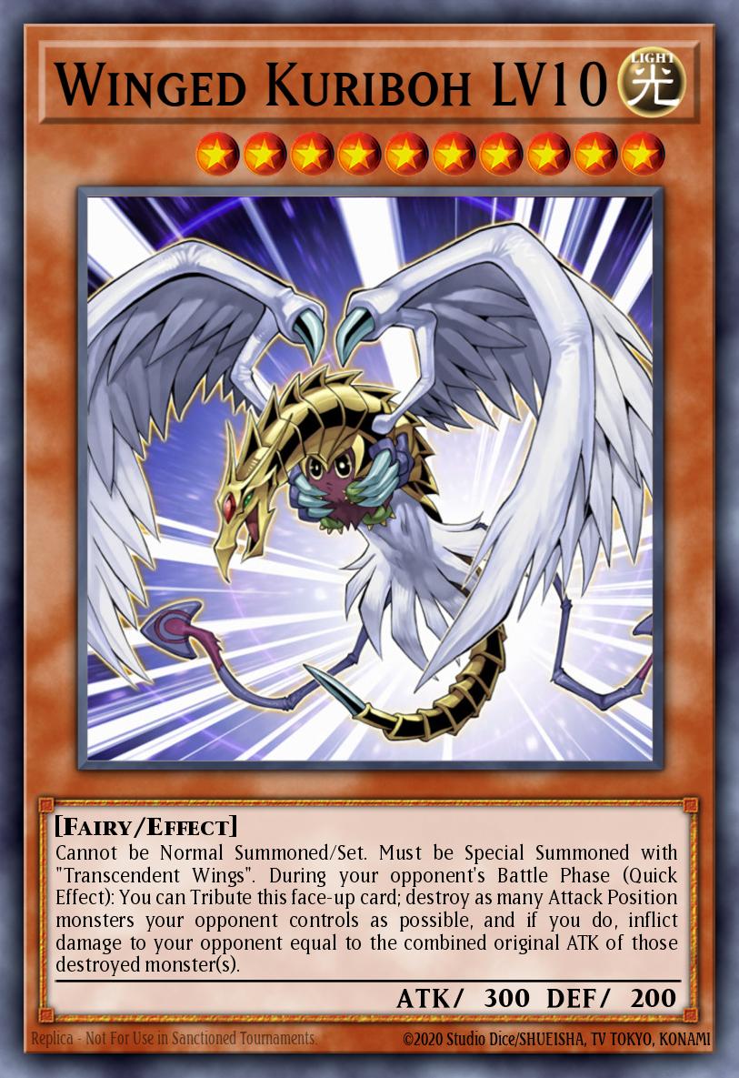 ハネクリボー LV10 CRV-005 レリーフ（Winged Kuriboh LV10）